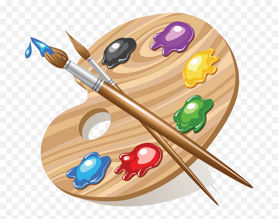 Art Palette Clipart Transparent 8 - Clipart World Emoji,Chopsticks Clipart