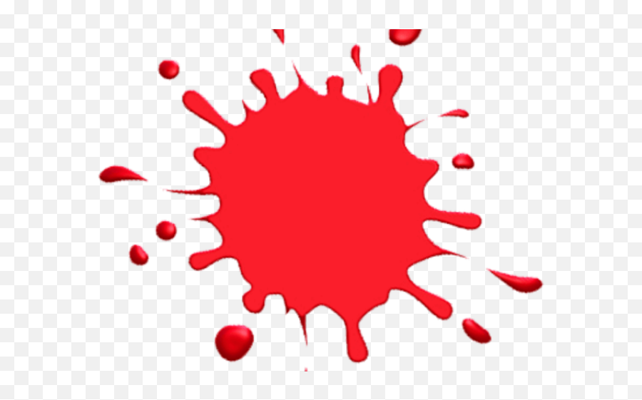 Ink Clipart Paintball - Red Paint Splatter Png Transparent Transparent Red Paint Splash Png Emoji,Paint Splatter Png