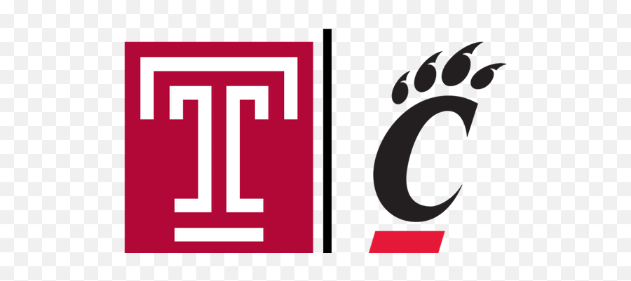 University Of Cincinnati C Claw Png - Temple University Theatre Major Emoji,University Of Cincinnati Logo