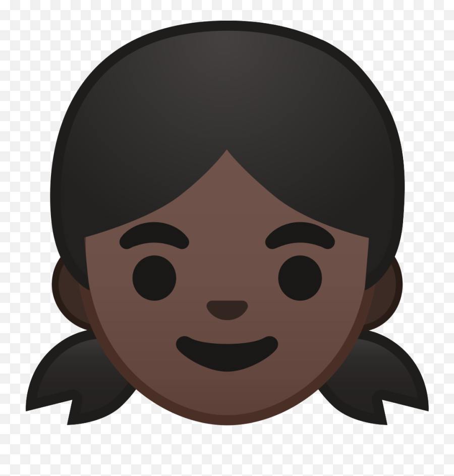 Black Girl Emoji Png - Girl Face Png Clipart,Black Girl Clipart
