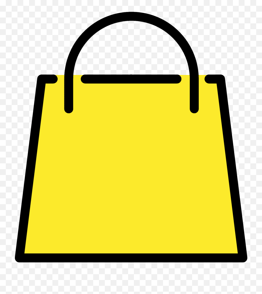 Shopping Bags Emoji Clipart - Top Handle Handbag,Shopping Bags Clipart