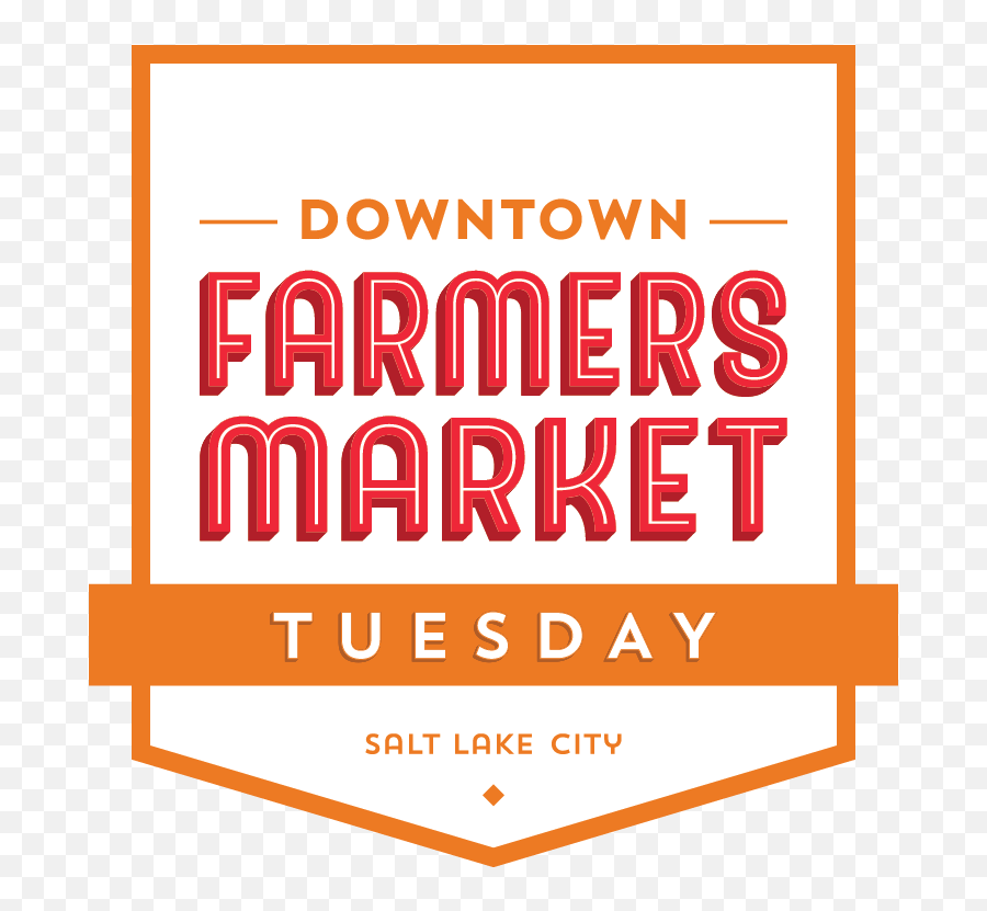 Downtown Salt Lake City Farmers Market By Urban Food - Language Emoji,Market Logo
