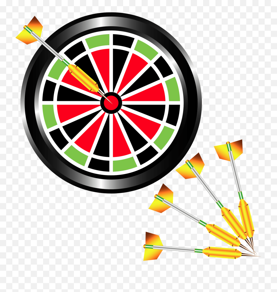 Darts Clipart Free Download Transparent Png Creazilla - Darts Emoji,Bullseye Clipart