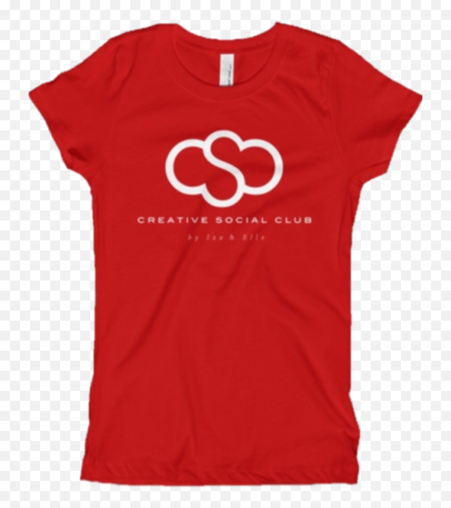 Download Red Logo - Iza And Elle Merch Full Size Png T Shirt Creative Social Club Emoji,Elle Logo