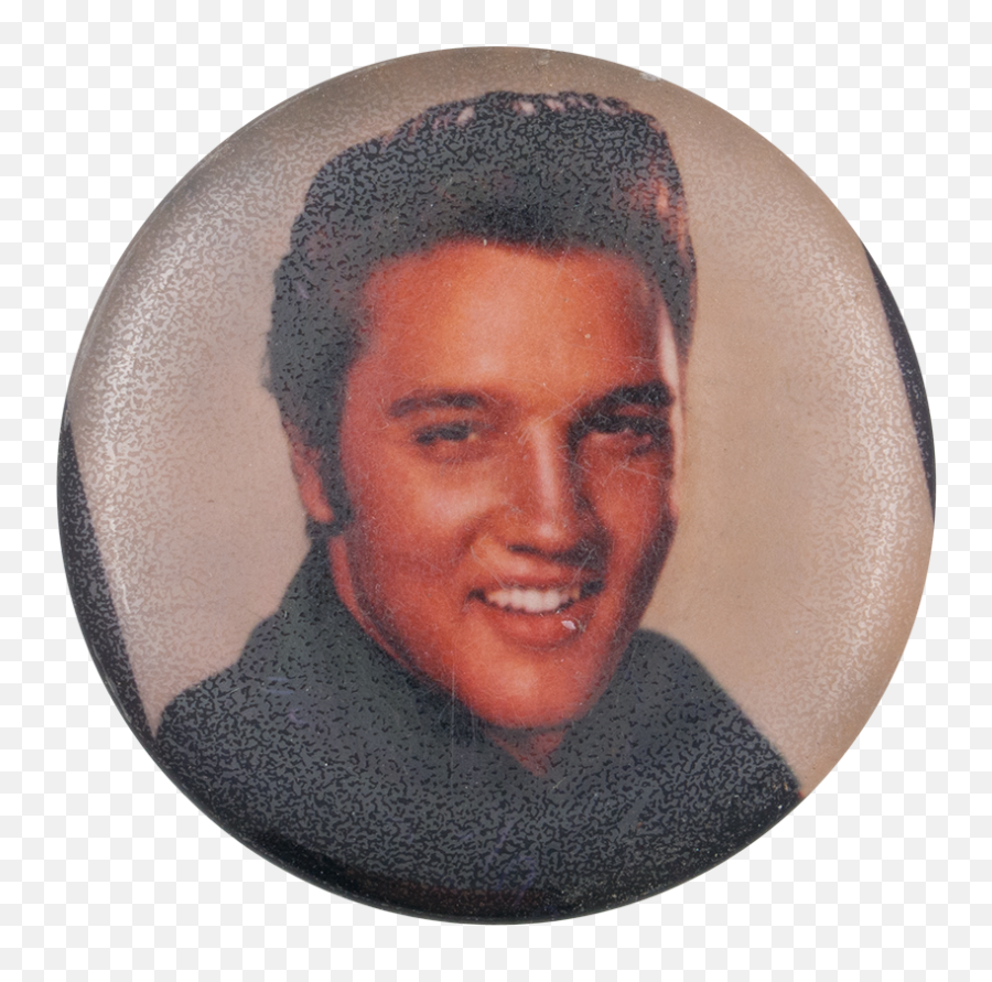 Download Hd Elvis Presley Portrait - Music Transparent Png Circle Picture Of Elvis Presley Emoji,Elvis Presley Clipart