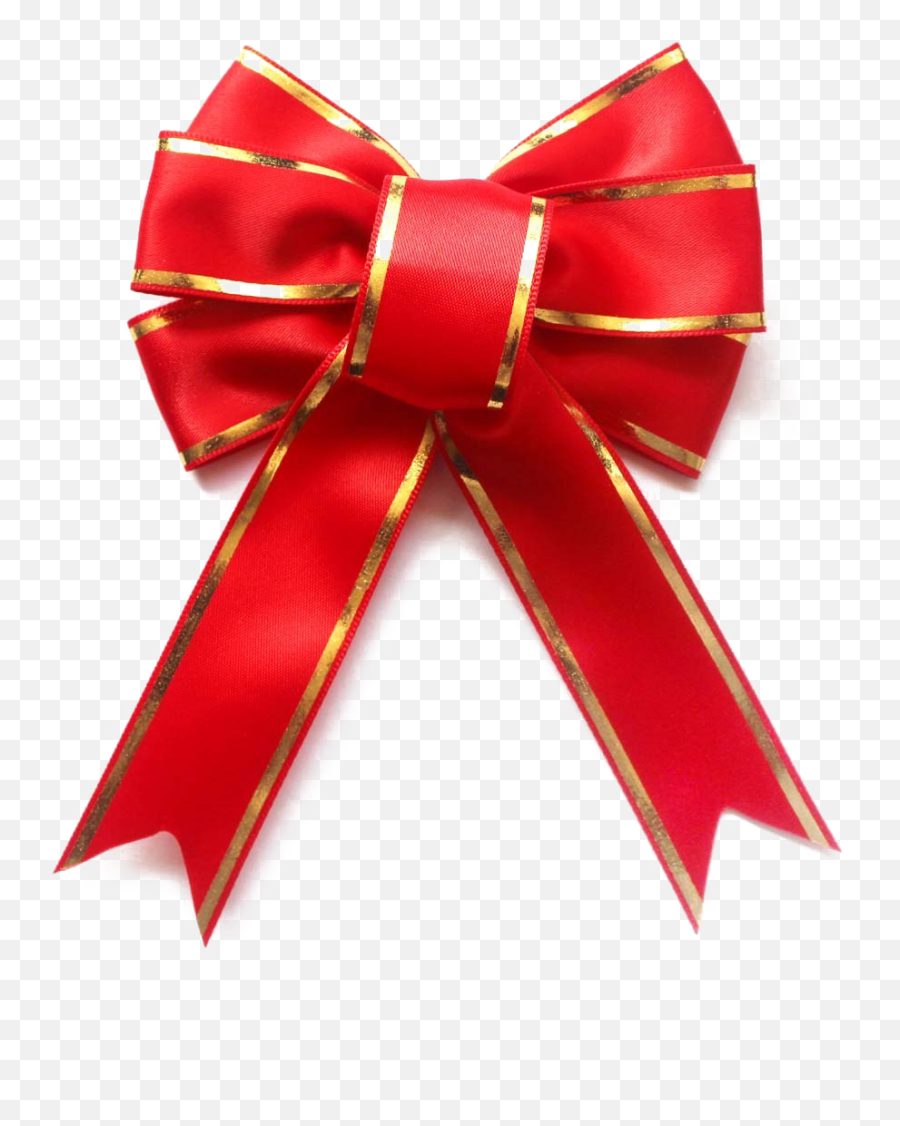Red Christmas Ribbon Png Transparent - Ribbon Christmas Emoji,Christmas Ribbon Png