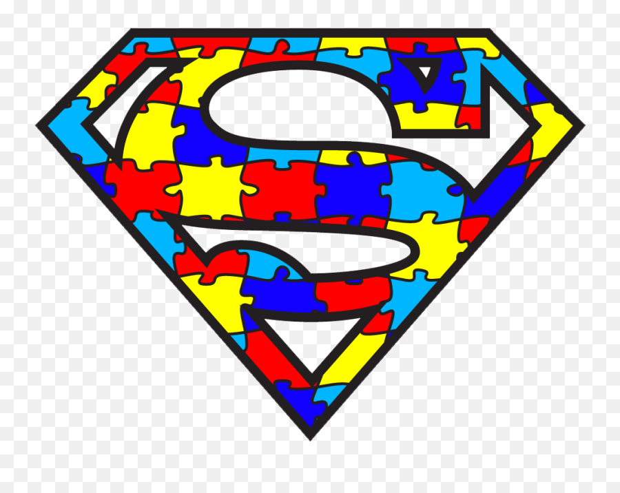 Puzzle Transparent Autism Awareness - Superhero Autism Autism Awareness Superman Emoji,Autism Clipart