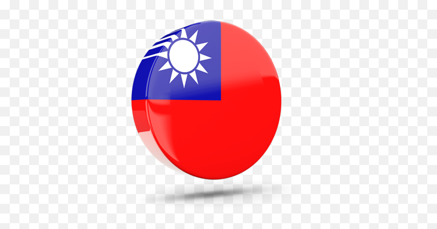 Glossy Round Icon 3d Illustration Of Flag Of Taiwan Emoji,Taiwan Png