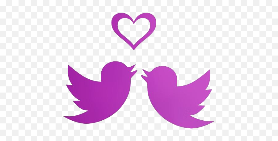 Transparent Love Birds Clipart Image - Lovebirds Clipart Emoji,Birds Clipart