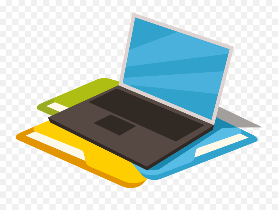 Laptop File Folders Clipart - Clipart File Folder Laptop Emoji,Folder Clipart
