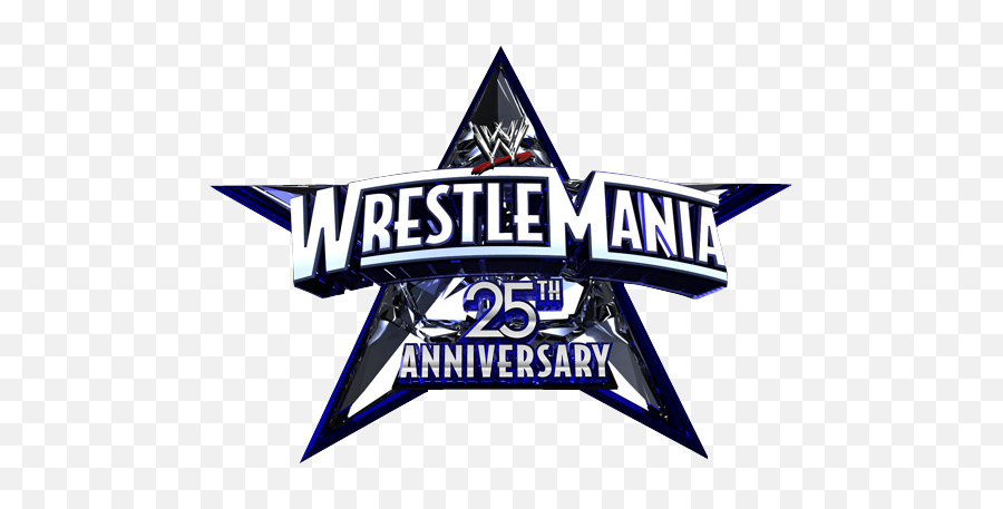 Official Wrestlemania Logos Through The - Wwe Wrestlemania 25 Logo Png Emoji,Wrestlemania Logo