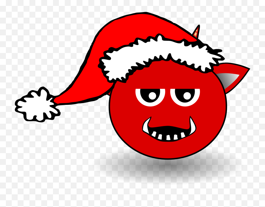 Christmas Clipart Cat - Clip Art Library Emoji,Devil Clipart