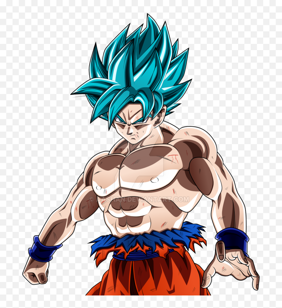 Dbz Png Transparent Dbz - Goku Super Saiyan Blue Body Emoji,Goku Transparent