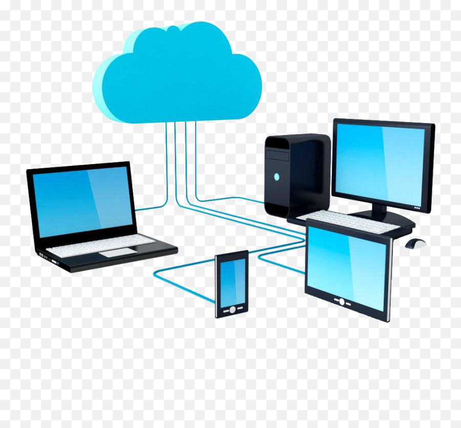 Computer Network Internet Clip Art - Computer Png Download Transparent Computer Network Icon Emoji,Internet Clipart