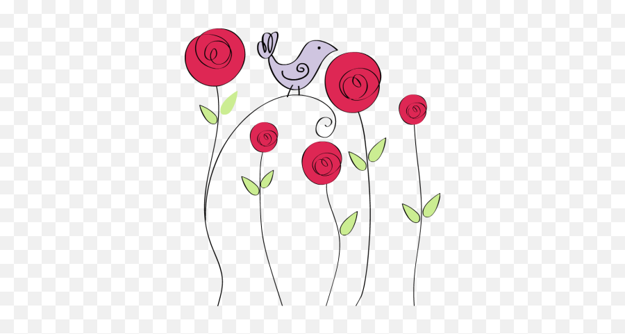 Flower Doodle - Cute Flower Doodle Png Transparent Png Cute Flowers On Transparent Background Emoji,Doodle Png