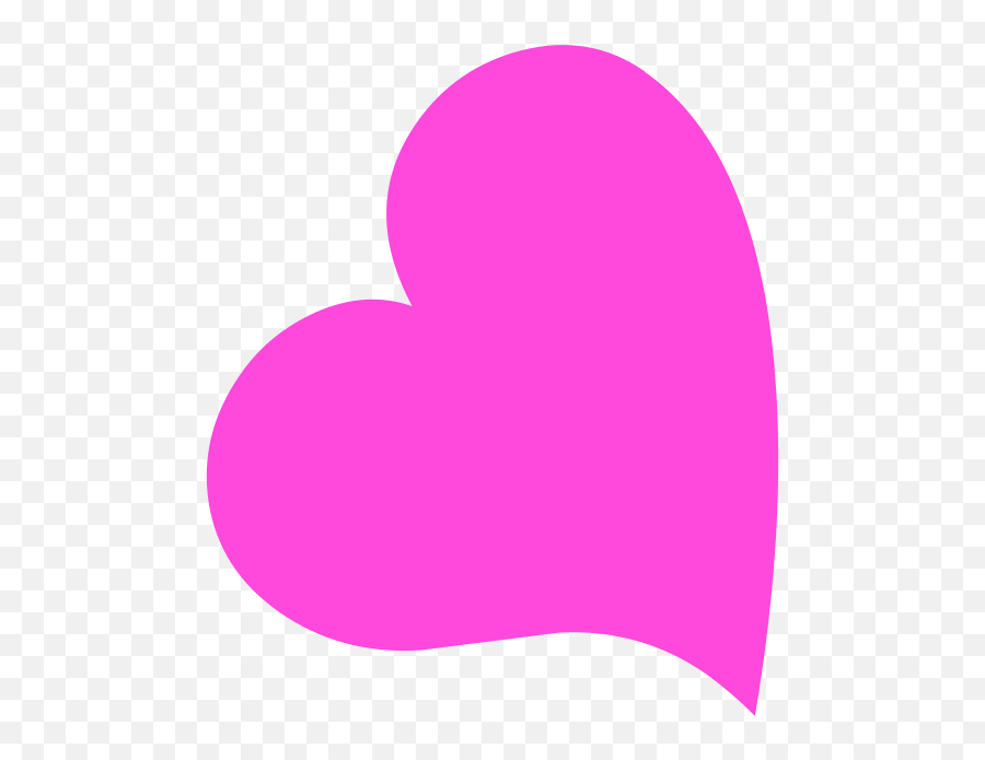Simple Heart Purple Silhouette Free Svg - Girly Emoji,Heart Silhouette Png