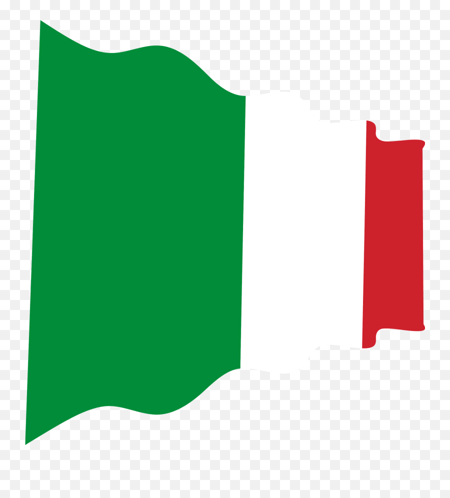 Italy Wavy Flag Clipart Free Download Transparent Png - Vertical Emoji,Italy Clipart