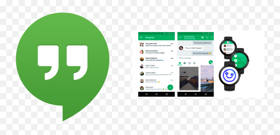 Hangouts For Android Adds - Id On Google Hangouts Emoji,Google Hangouts Logo