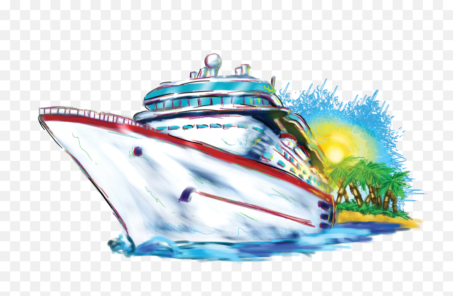 Download Cruise Ship Clipart - Voyage Clipart Emoji,Ship Clipart