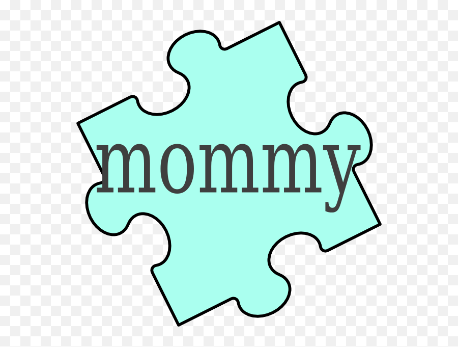 Puzzle Piece Mommy Clip Art At Clker Emoji,Mommy Clipart