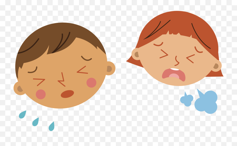 Sick Kids Cartoon Png Clipart - Sick Kids Cartoon Png Emoji,Sick Clipart