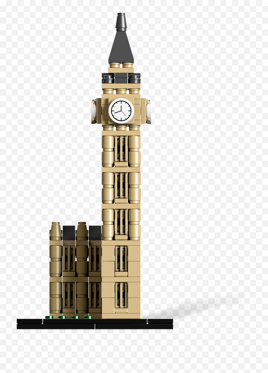 Download Hd Lego Architecture 21013 Big Ben Transparent Png Emoji,Big Ben Png