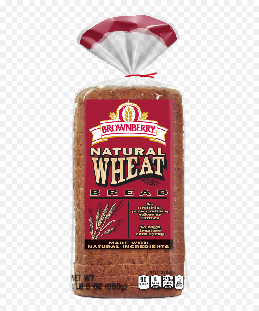 Brownberry Premium Breads Natural Wheat Emoji,Slice Of Bread Png