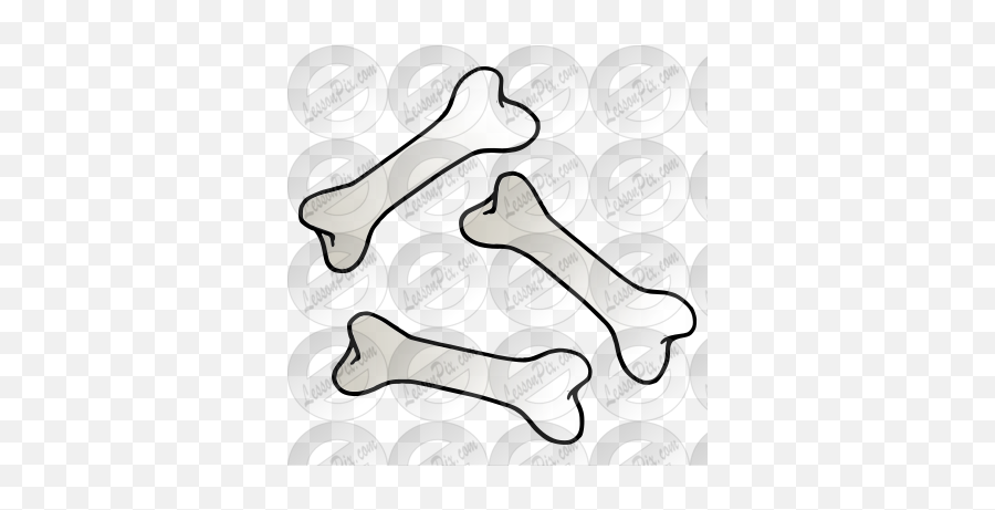 Bones Picture For Classroom Therapy Use - Great Bones Clipart Emoji,Skeletons Clipart