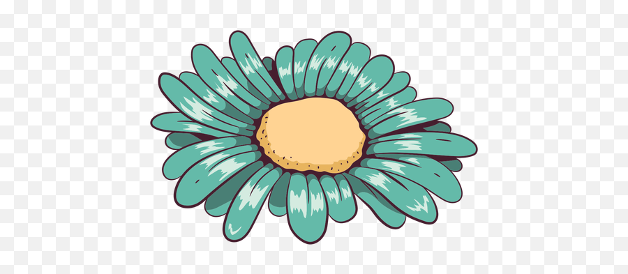 Aqua Green Daisy Flower Transparent Png U0026 Svg Vector Emoji,Daisy Flower Png
