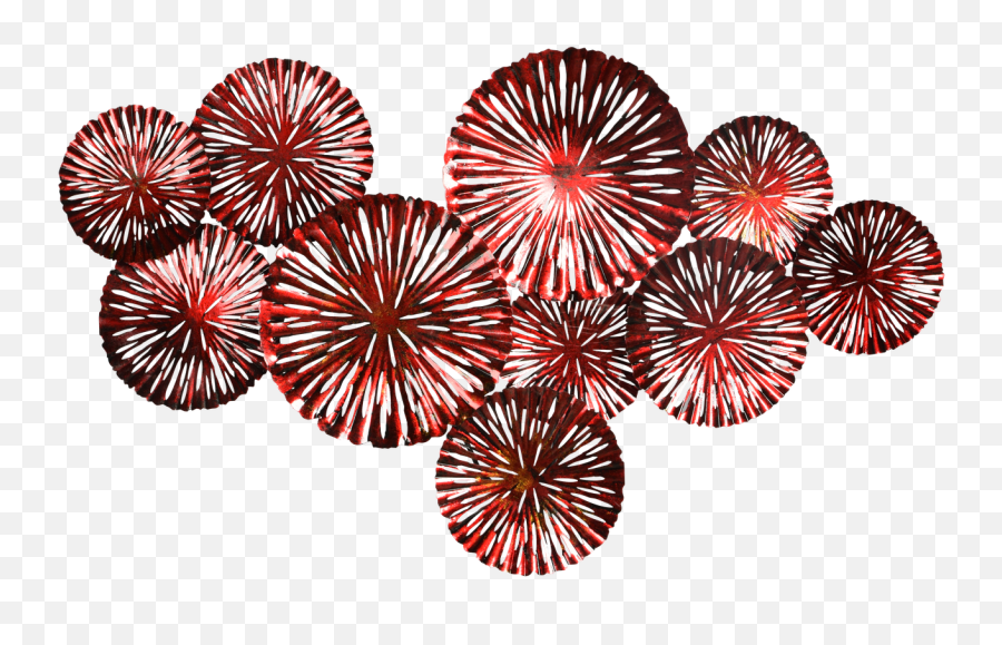 Red Circles Wall Art - Fireworks Emoji,Red Circle Png