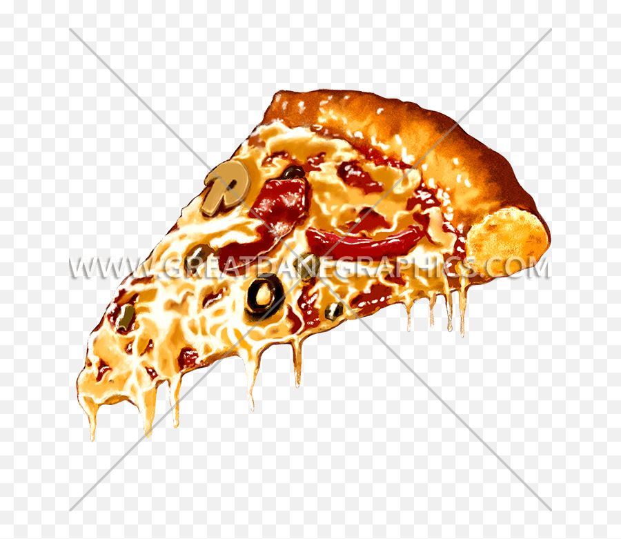 Pizza Slice Production Ready Artwork For T - Shirt Printing Pizza Slice Art Emoji,Pizza Slice Png