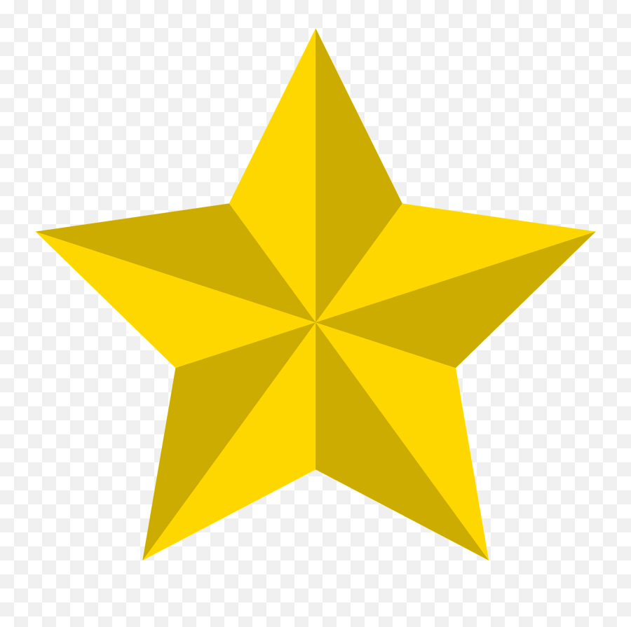 Gold Star Clipart Free Download Transparent Png Creazilla - Golden Star Emoji,Star Clipart