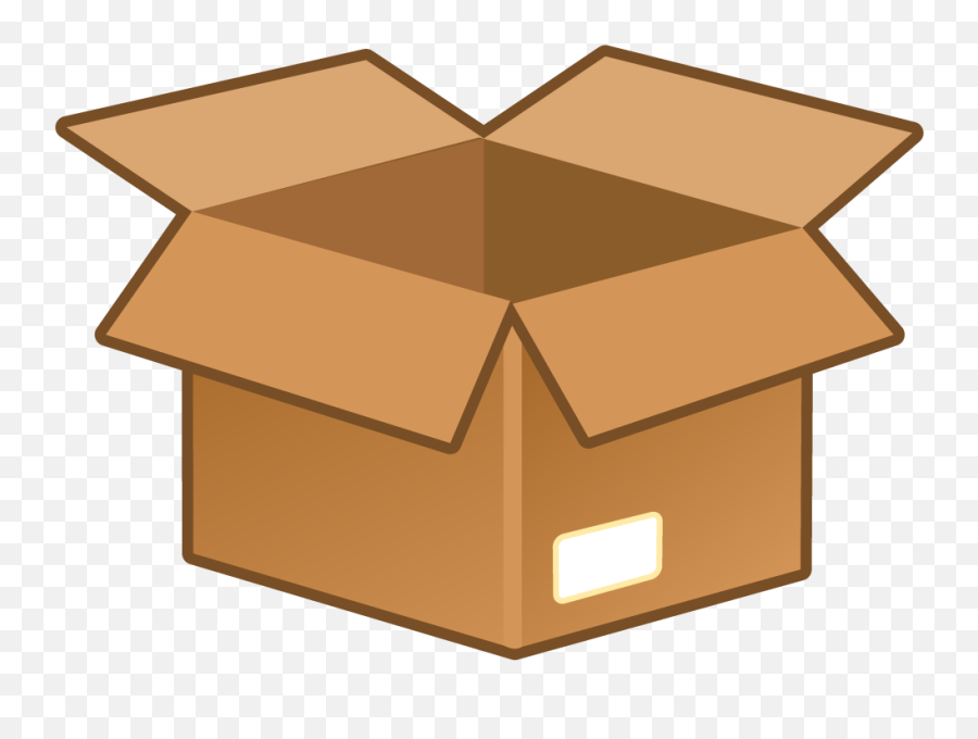 Cardboard Box Png - Box Emoji,Box Png