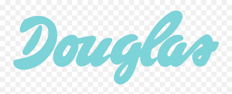 Douglas Logo Aqua - Douglas Emoji,Aqua Png