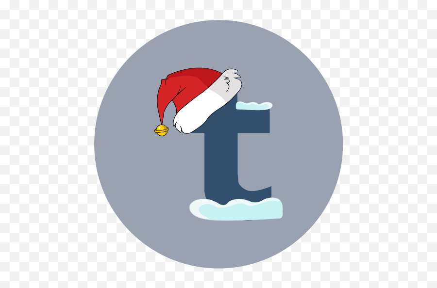 Tumblr Christmas Santa Hat Snow Icon Emoji,Transparent Christmas Tumblr