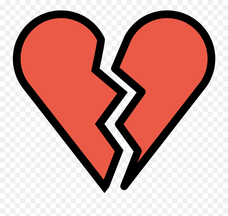 Broken Heart Emoji Clipart,Transparent Broken Heart