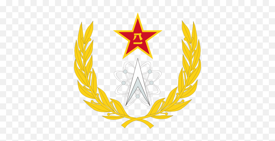 Space Force - Pla Strategic Support Force Flag Emoji,Space Force Logo