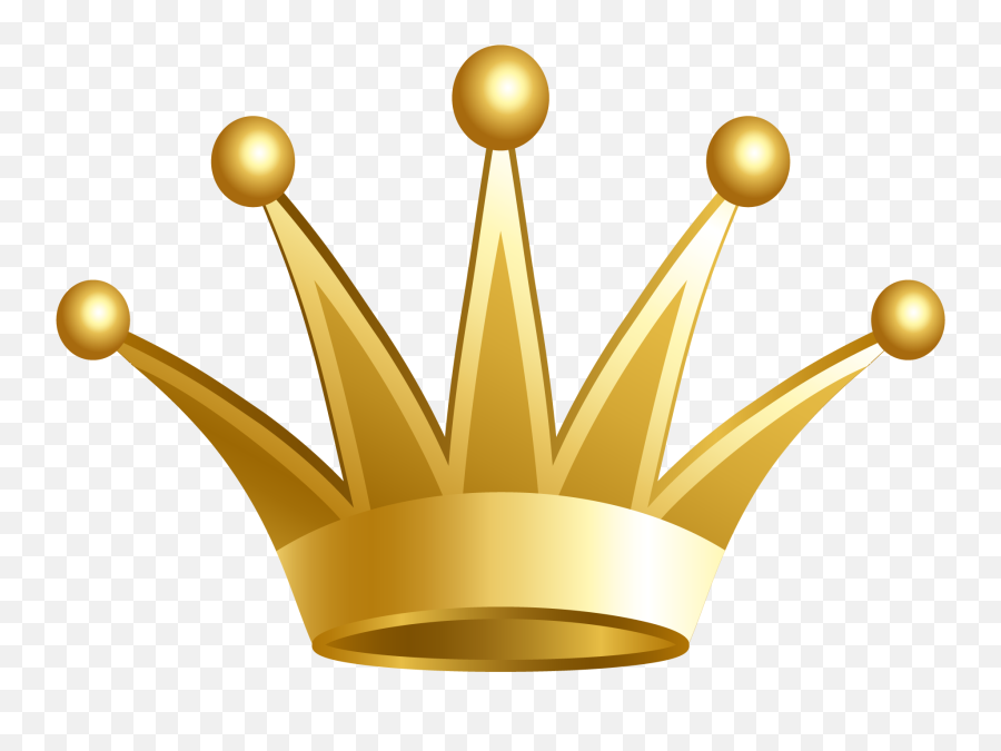 Gold Queen Crown Clip Art - Kral Tac Effaf 1836x1310 Emoji,Queens Crown Clipart