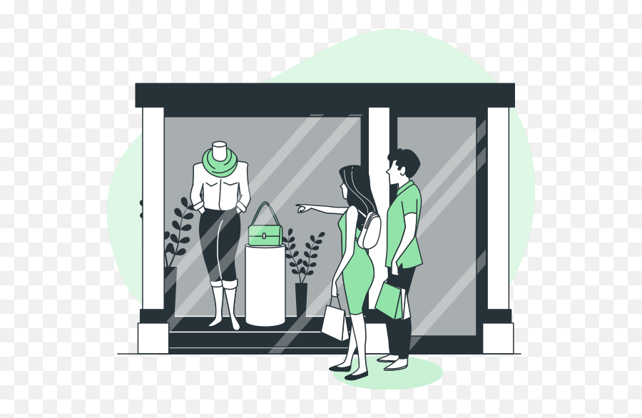 Window Shopping Customizable Cartoon Illustrations Bro Style Emoji,People Shopping Png