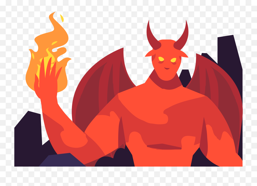 Clip Art Library Stock Demon Clip Art Horrible Transprent - Demon Clipart Emoji,Devil Horns Png