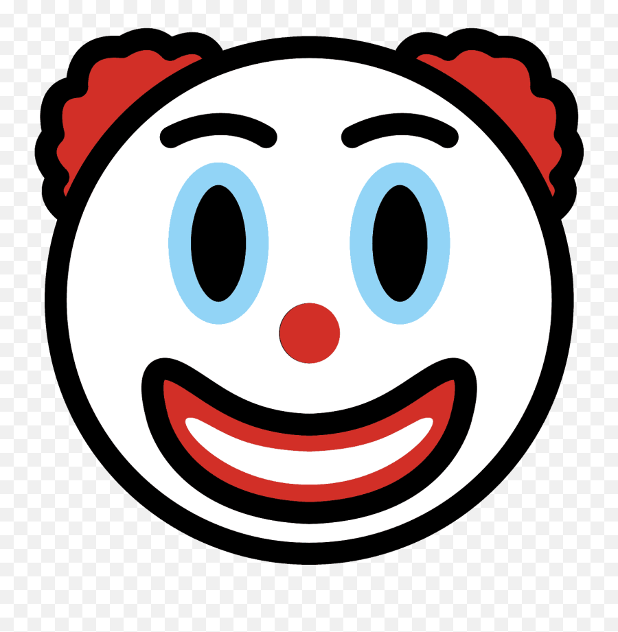 Clown Face Emoji - Clown Face Png,Clown Emoji Png