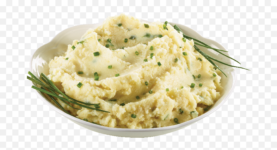 Creamy Chive Mashed Potatoes From - Mashed Potatoes Clear Png Emoji,Potato Png