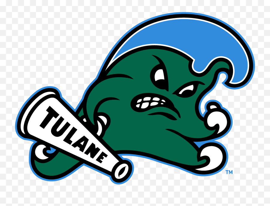 Venley Official Ncaa Tulane Green Wave - Tulane Logo Wave Emoji,Tulane Logo