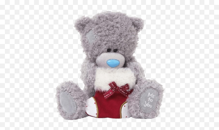Christmas Me To You Teddy Bear Free - Transparent Christmas Teddy Bear Png Emoji,Teddy Bear Png