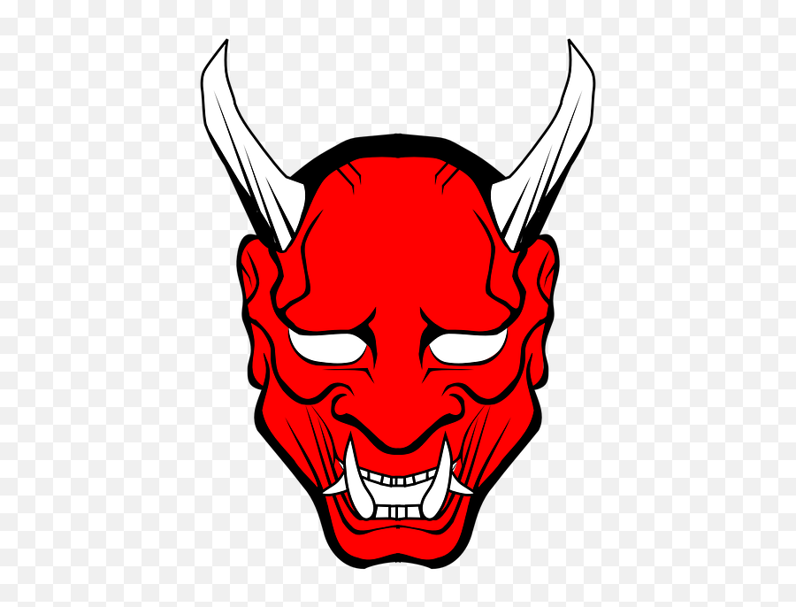 Devil Icon Clipart Web Icons Png - Oni Mask Png Emoji,Devil Clipart
