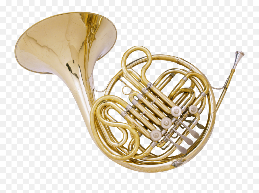Trumpet Png - French Horn Transparent Png Emoji,Trumpet Png