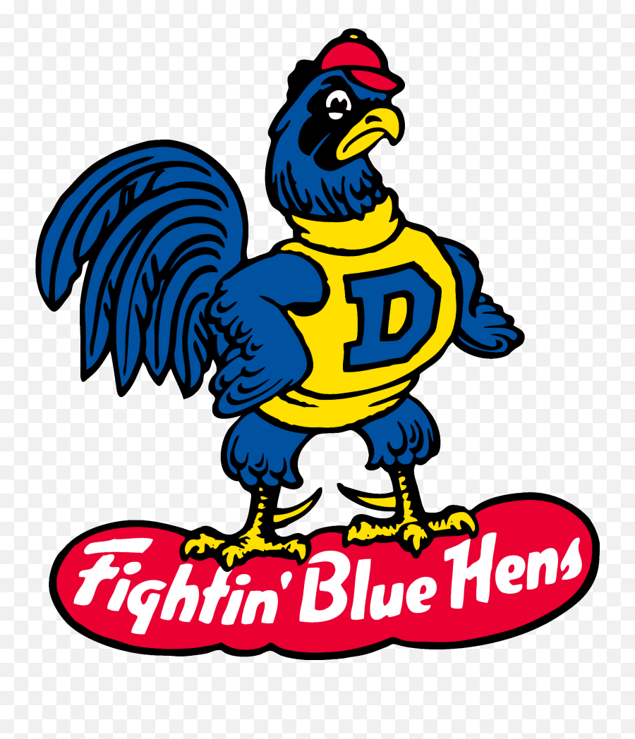 Delaware Blue Hens Logo - Fightin Blue Hens Sign Emoji,University Of Delaware Logo