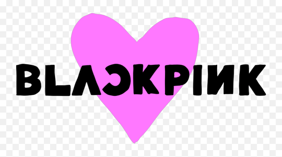 Blackpink Heart Logo Reborn 2020 Design - Girly Emoji,Heart Logo