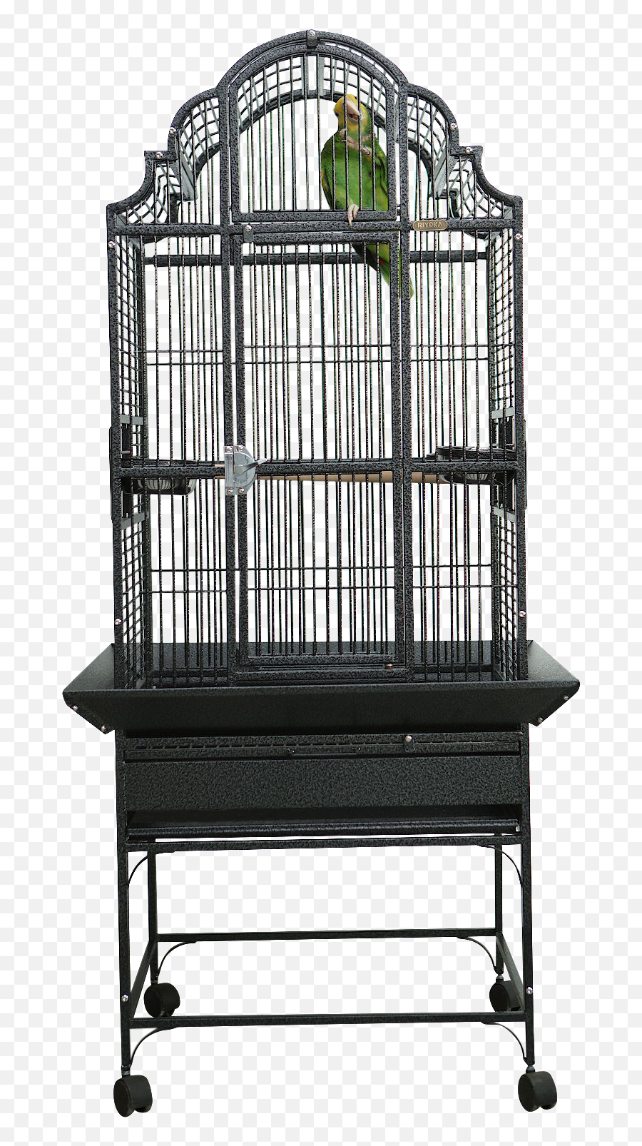 Gc6 - 2422 Black 24x22x62 Opening Victorian Top Cage Vertical Emoji,Cage Png