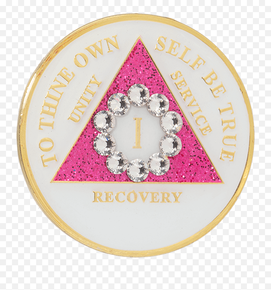 Aa Glow In Dark Pink Glitter W Bling Medallion Years 1 - 50 Dot Emoji,Pink Glitter Png